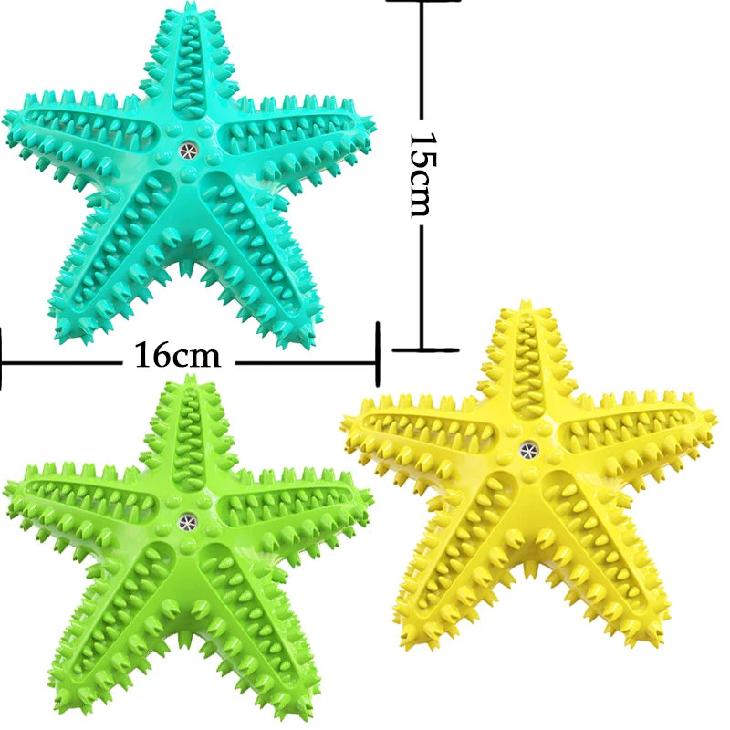 Starfish Squeaky Dog Toy