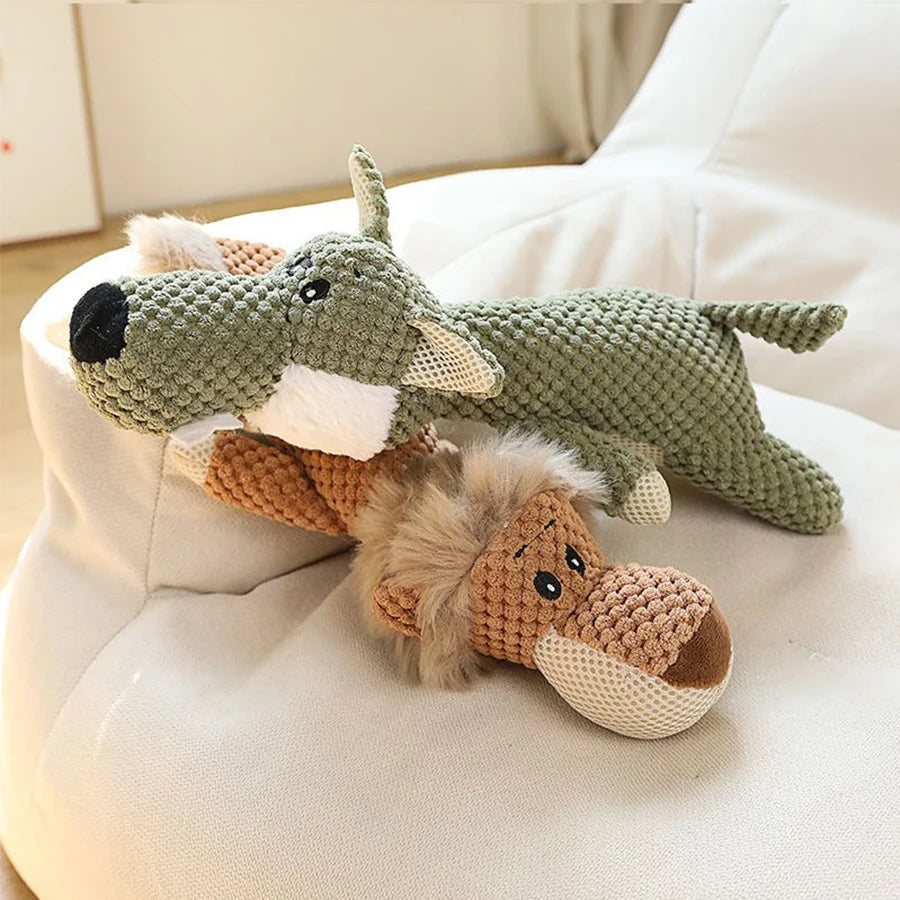 Wild Squeaky Animal Toy