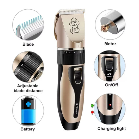 Silent Pet Grooming Clipper