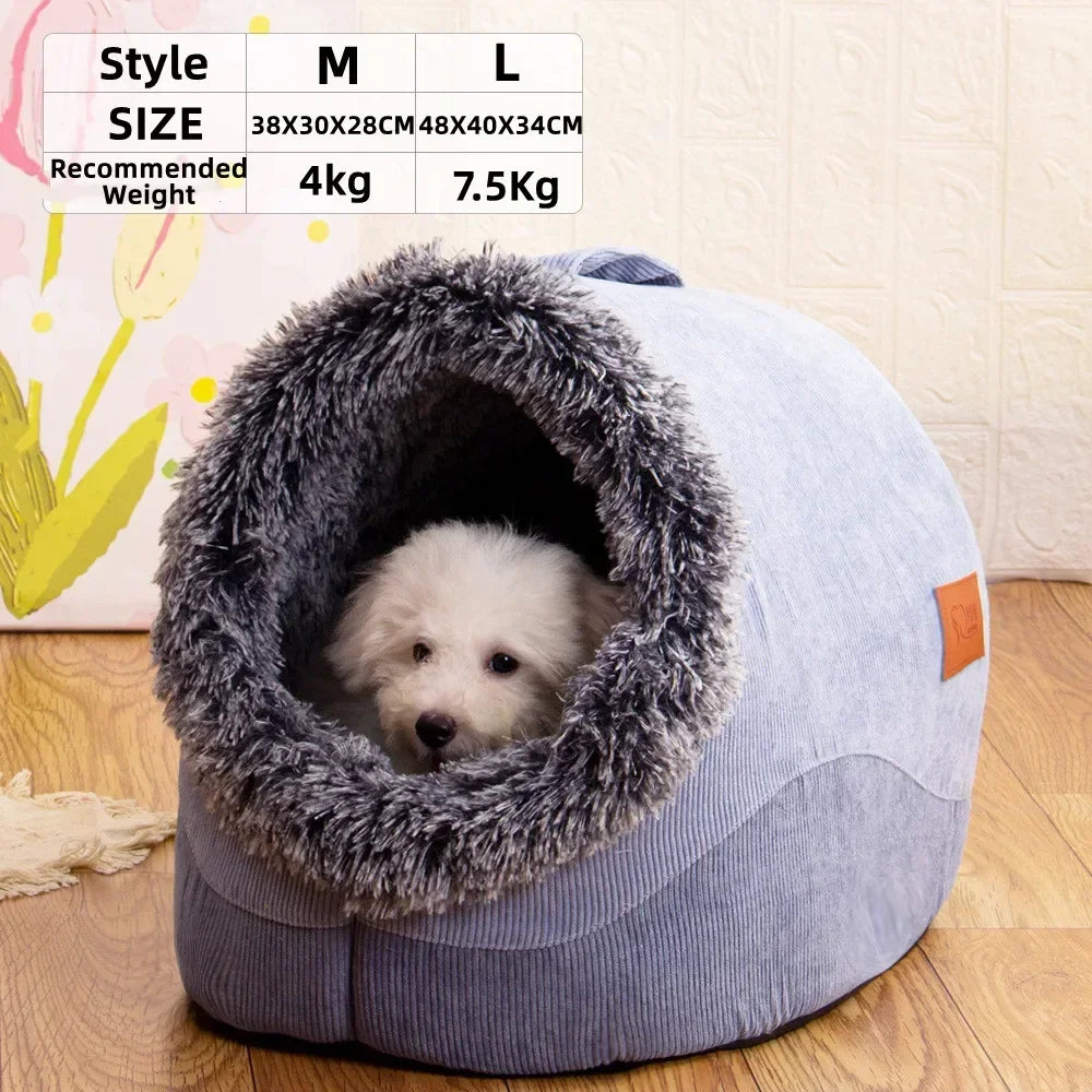 Warm Plush Pet Cave