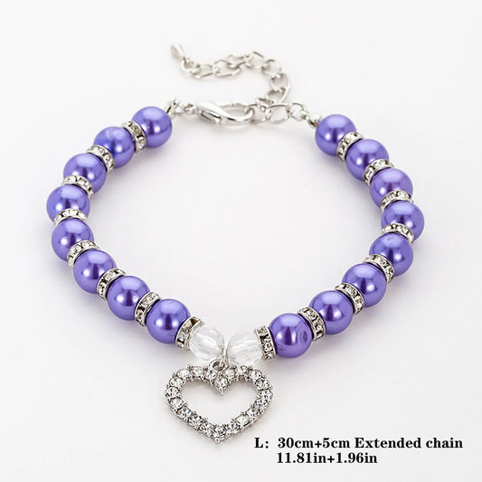 Pearl Pet Collar Jewelry