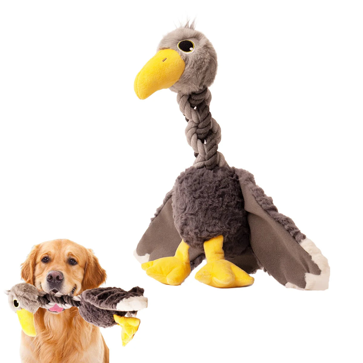 Tough Plush Squeaky Toy