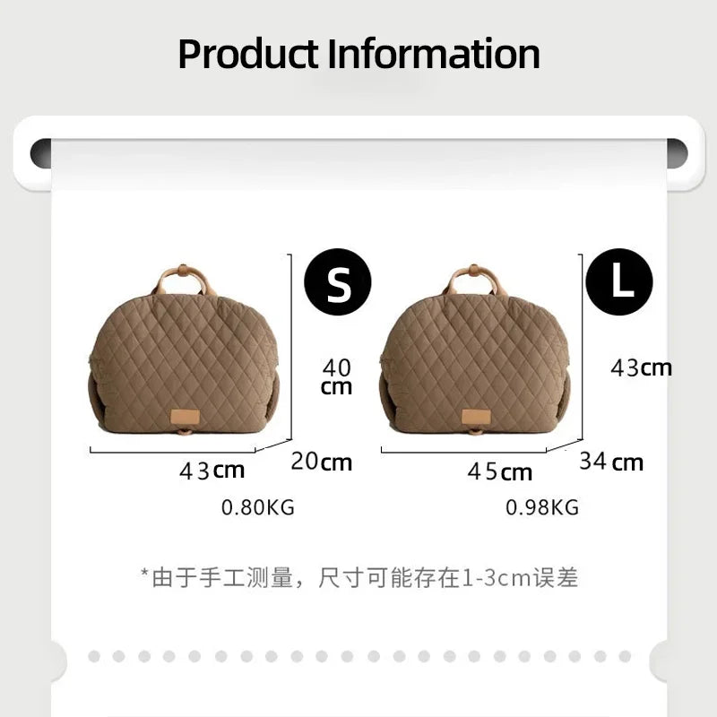 Luxury Pet Travel Tote