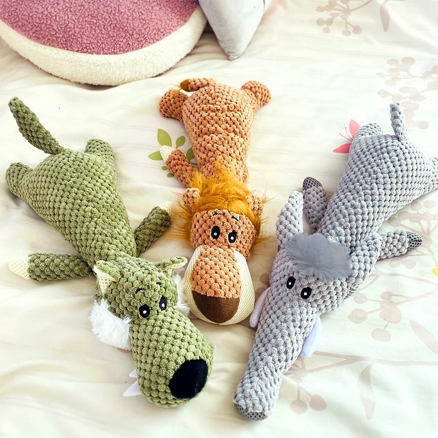 Wild Squeaky Animal Toy