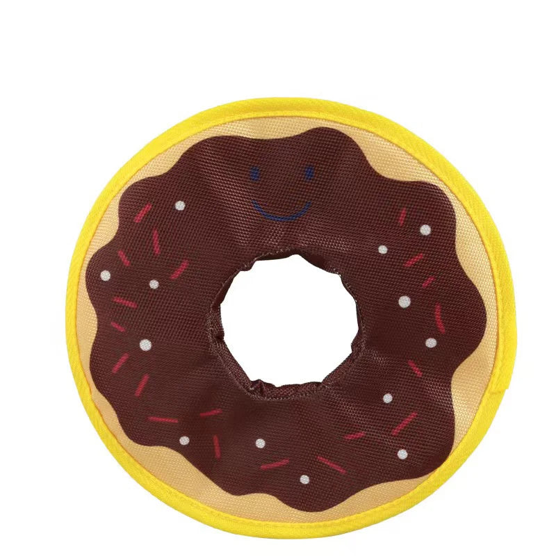 Squeaky Donut Dog Toy
