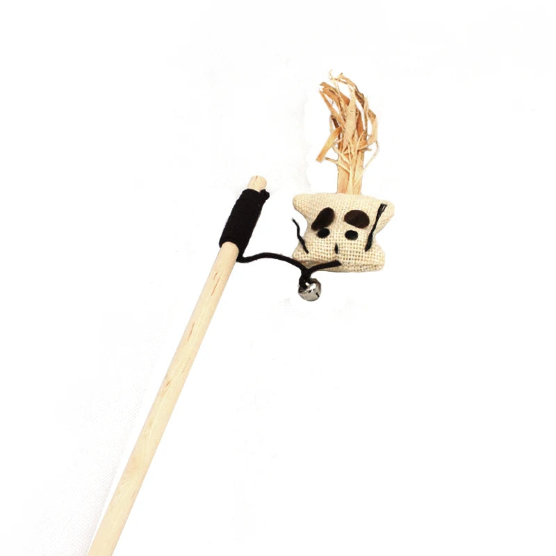 Wooden Cat Teaser Wand