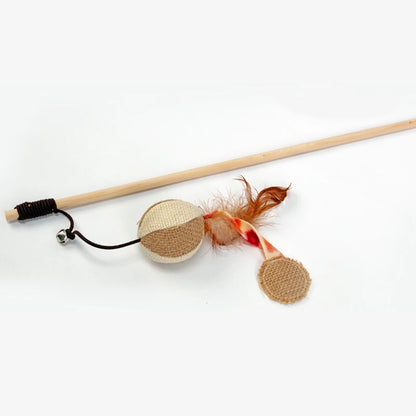 Wooden Cat Teaser Wand