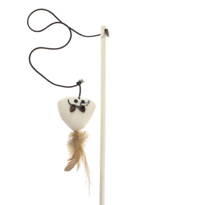 Wooden Cat Teaser Wand