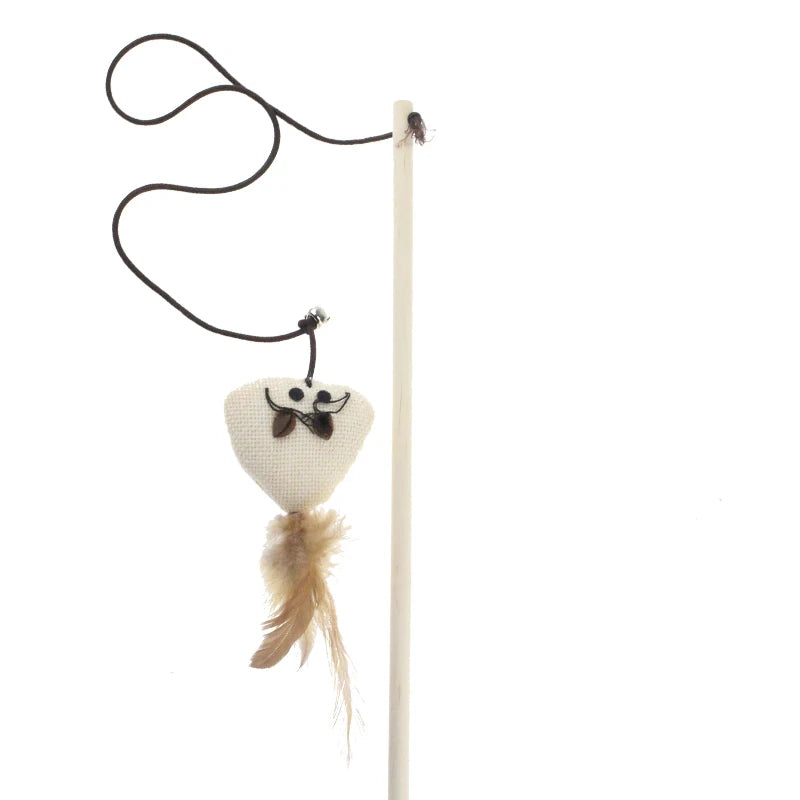 Wooden Cat Teaser Wand