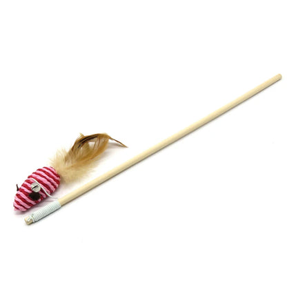 Wooden Cat Teaser Wand