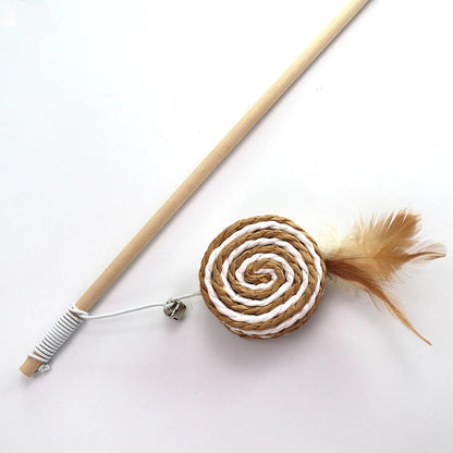 Wooden Cat Teaser Wand