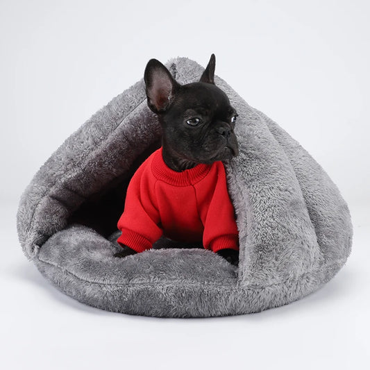 Snuggle Plush Dog Bed