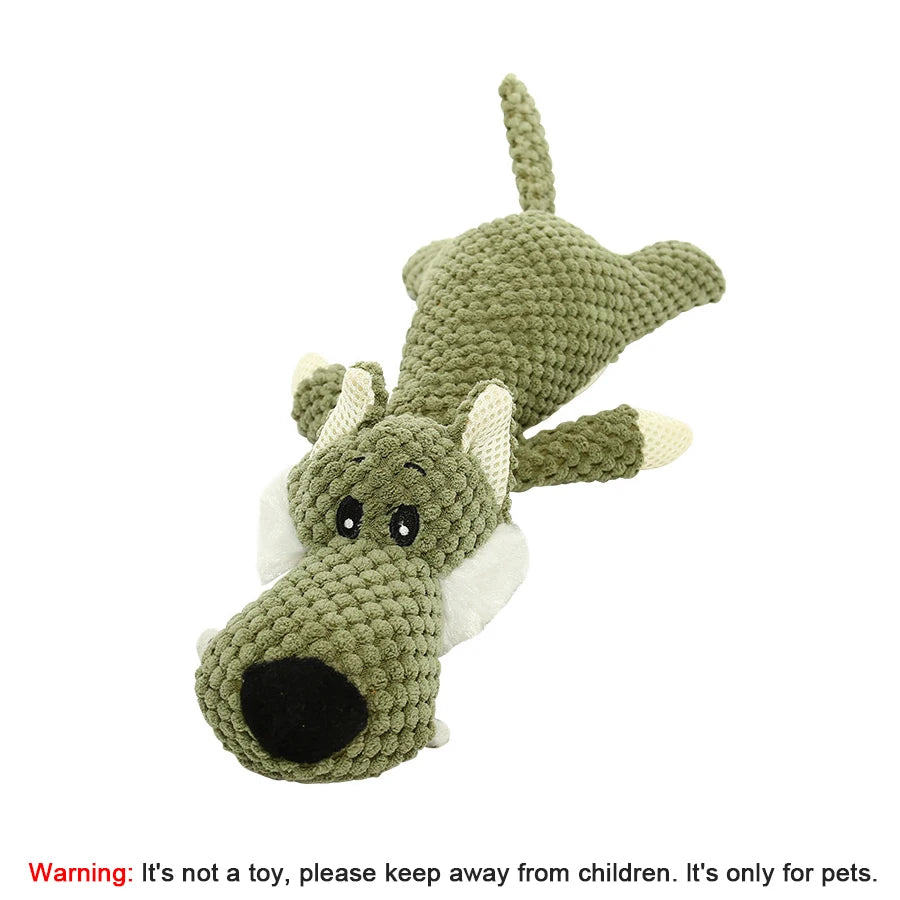 Wild Squeaky Animal Toy