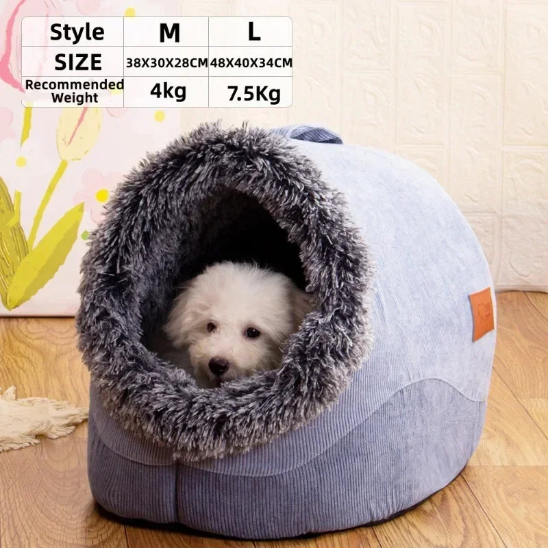 Warm Plush Pet Cave