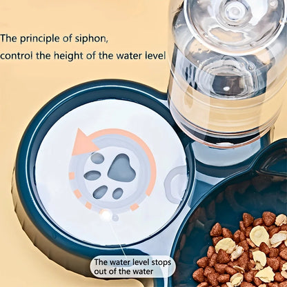 3-in-1 Cat Feeder Set