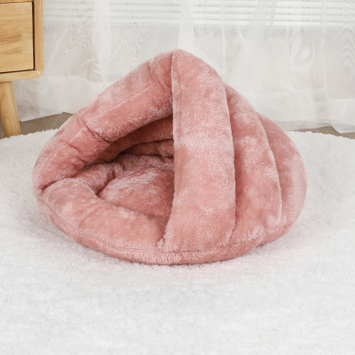 Snuggle Plush Dog Bed