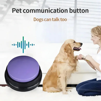 Talking Button Dog Toy
