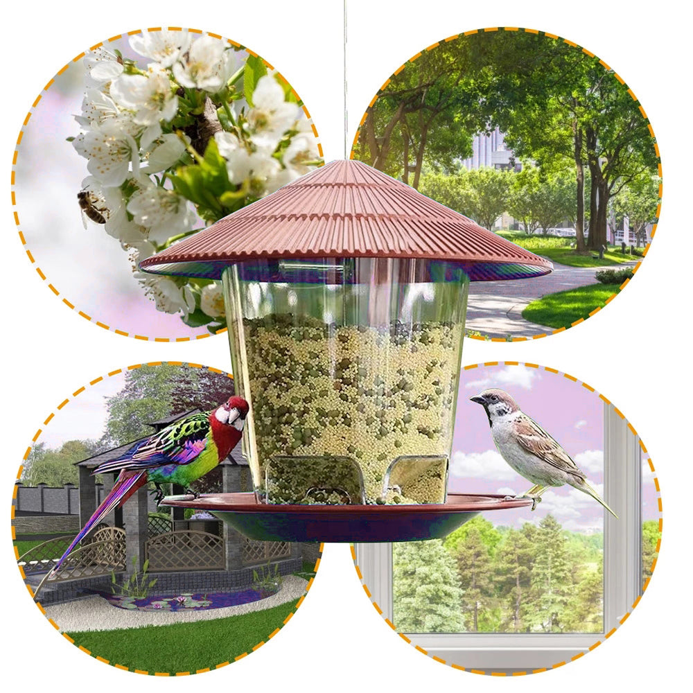 Outdoor Bird Feeder Dispenser