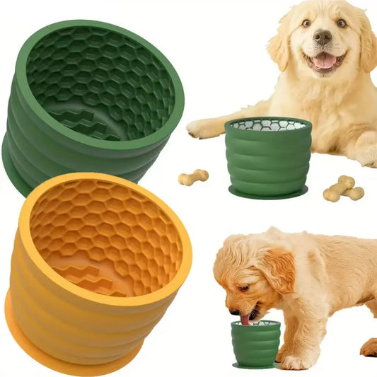 No-Gulp Silicone Dog Bowl