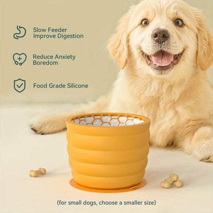 No-Gulp Silicone Dog Bowl