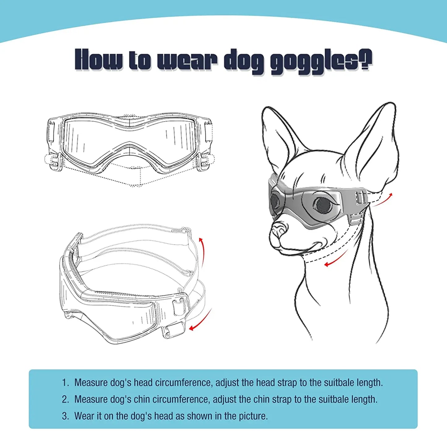 Pet UV Protection Goggles
