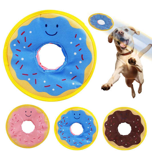 Squeaky Donut Dog Toy