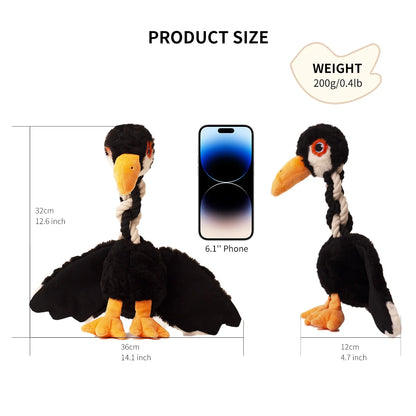 Tough Plush Squeaky Toy