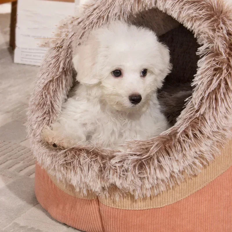 Warm Plush Pet Cave