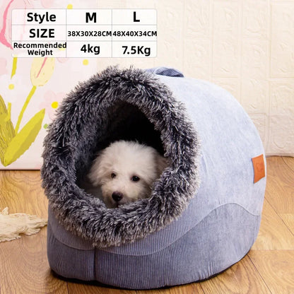 Warm Plush Pet Cave