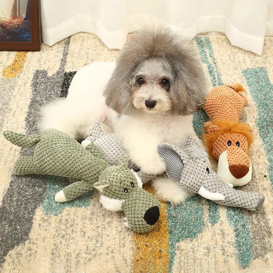 Wild Squeaky Animal Toy