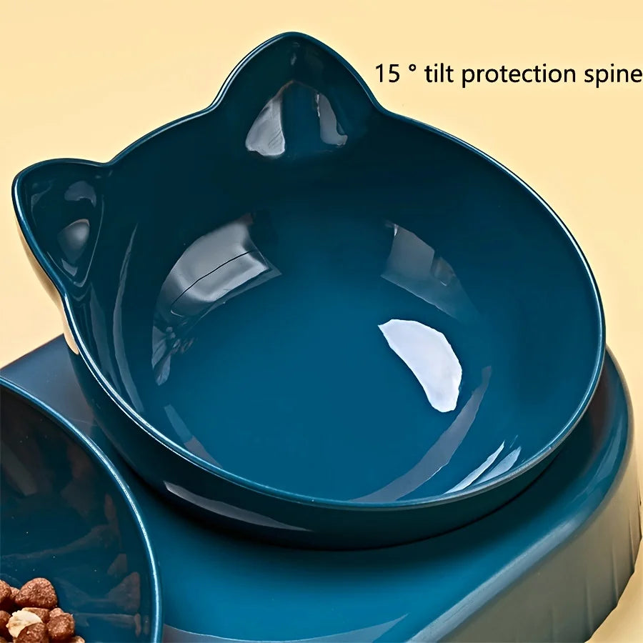 3-in-1 Cat Feeder Set
