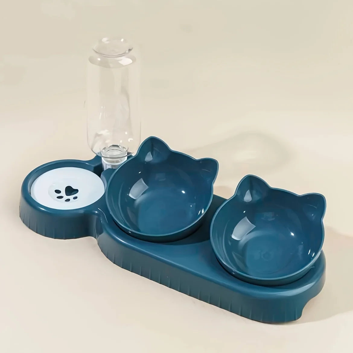3-in-1 Cat Feeder Set