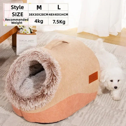Warm Plush Pet Cave