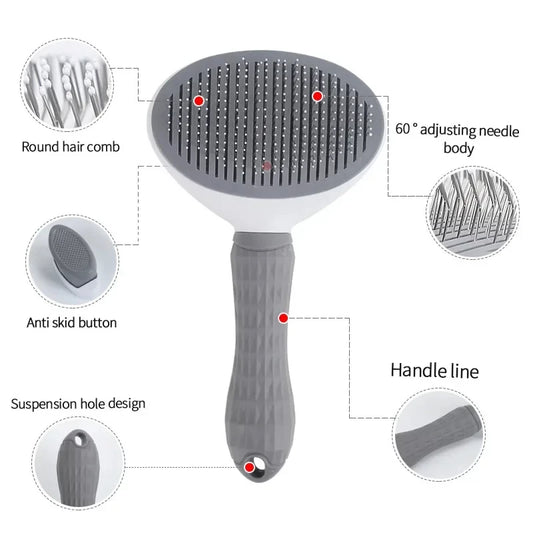 Tangle-Free Pet Hair Comb