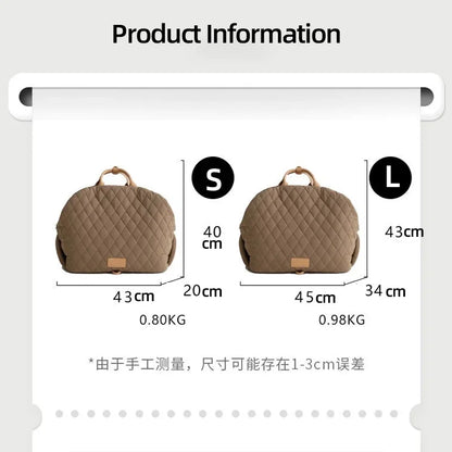 Luxury Pet Travel Tote