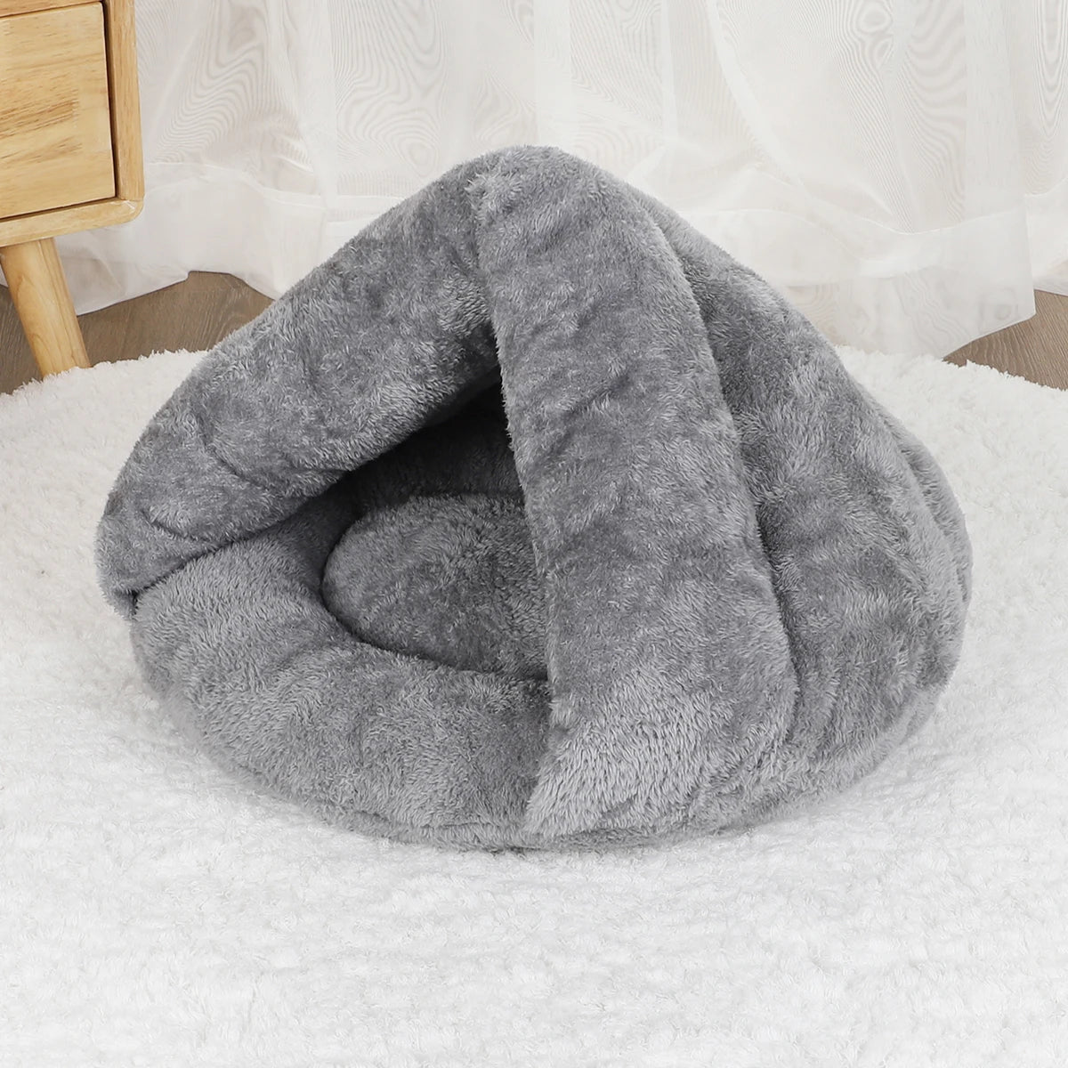 Snuggle Plush Dog Bed