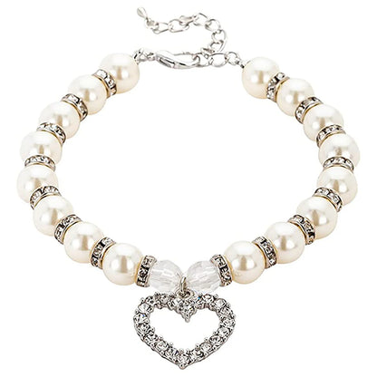Pearl Pet Collar Jewelry