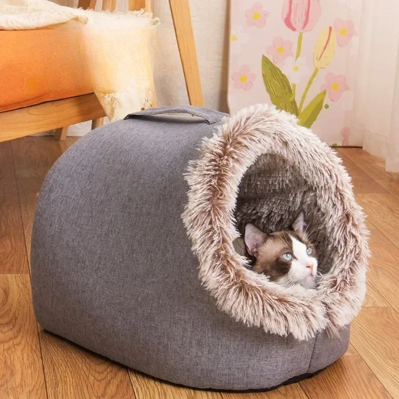 Warm Plush Pet Cave