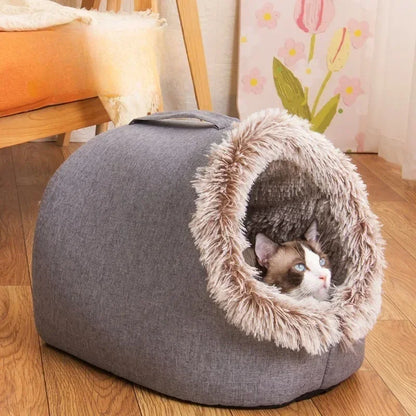Warm Plush Pet Cave