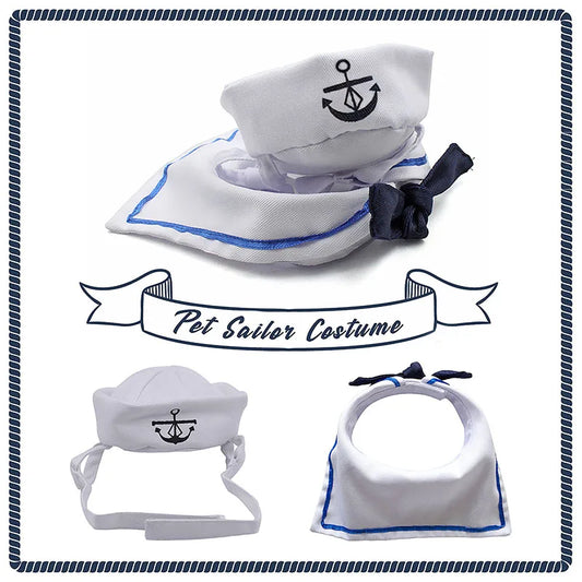 Sailor Pet Costume Cloak