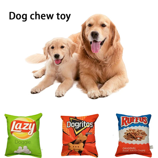 Crispy Squeaky Dog Toy