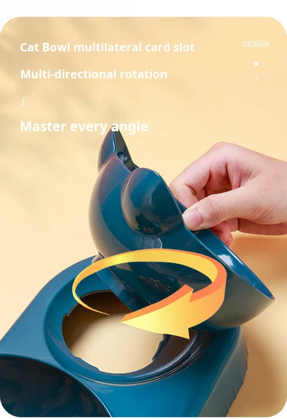 3-in-1 Cat Feeder Set
