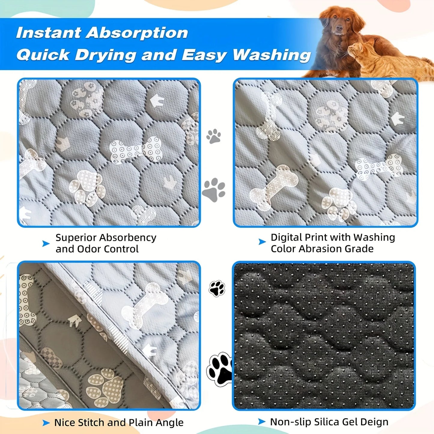 Reusable 4-Layer Pee Pad