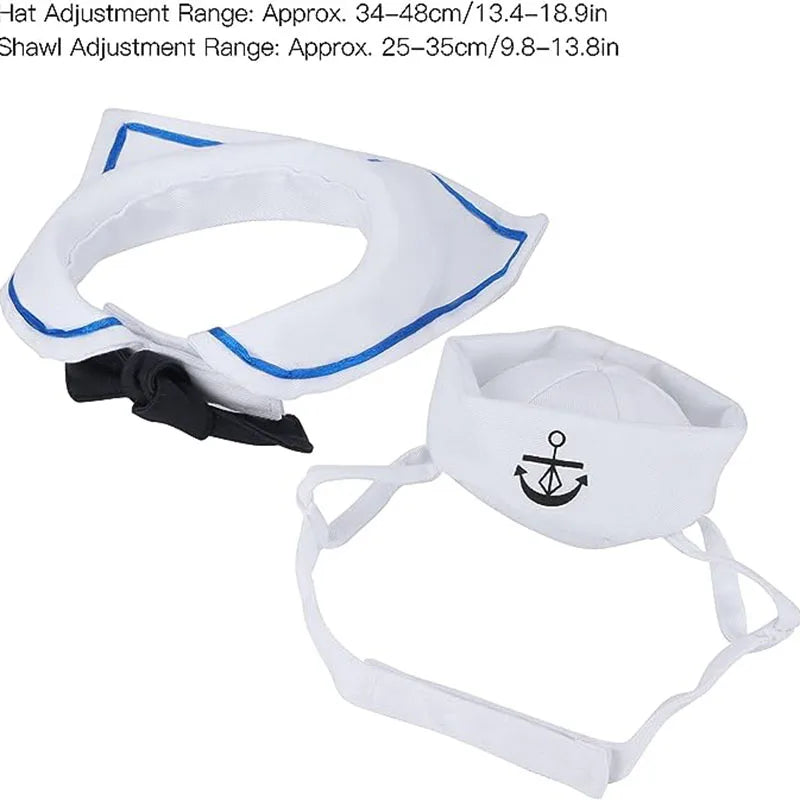 Sailor Pet Costume Cloak