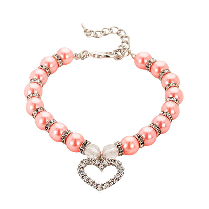 Pearl Pet Collar Jewelry