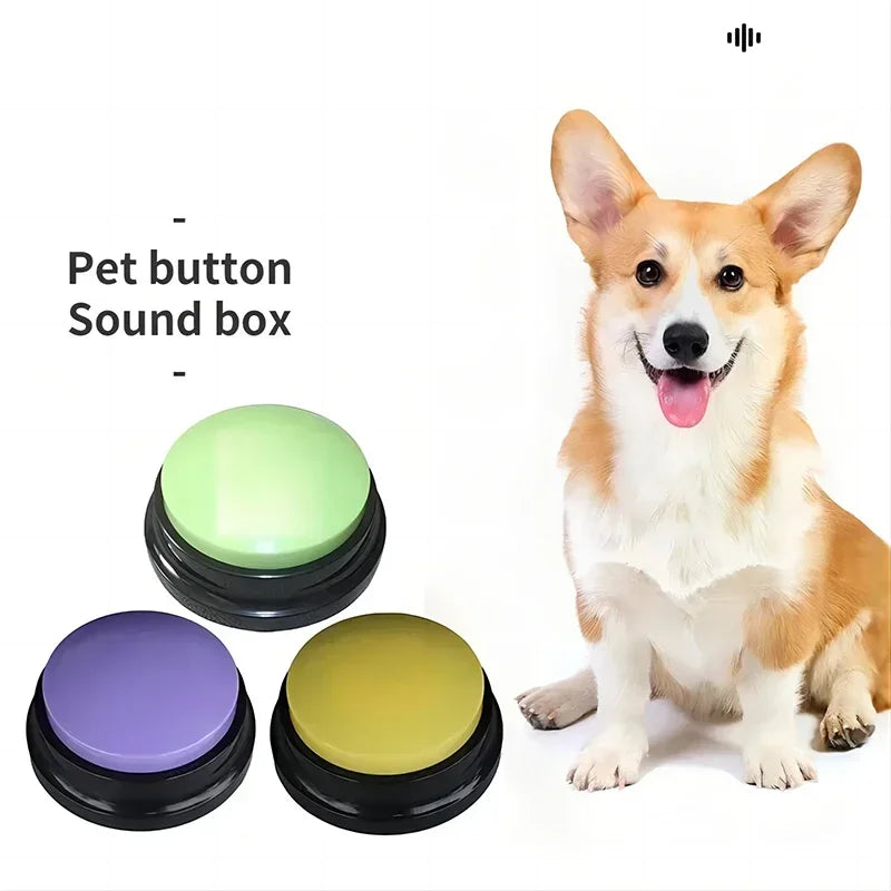 Talking Button Dog Toy